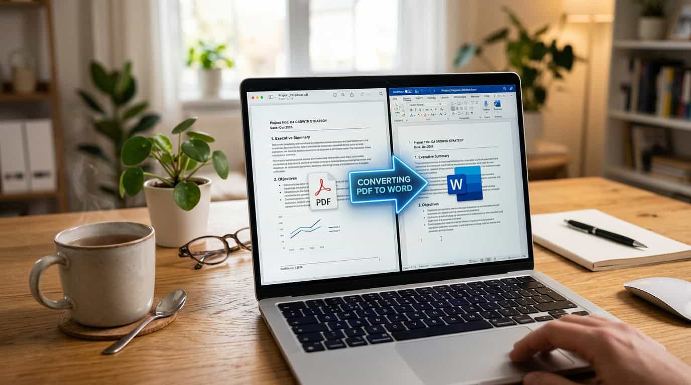 How to Convert PDF to Word for Free: 3 Simple Ways (2026)